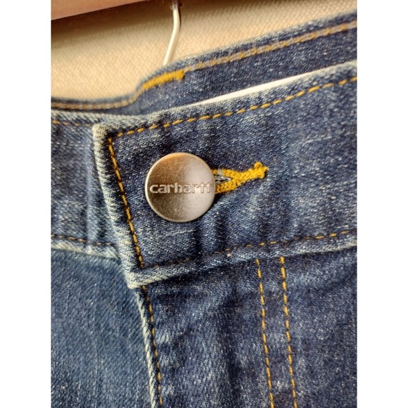 Carhartt Jeans Men 42x30 Blue Rugged Flex Relaxed Fit Utility Straight Leg Pants - Picture 13 of 13